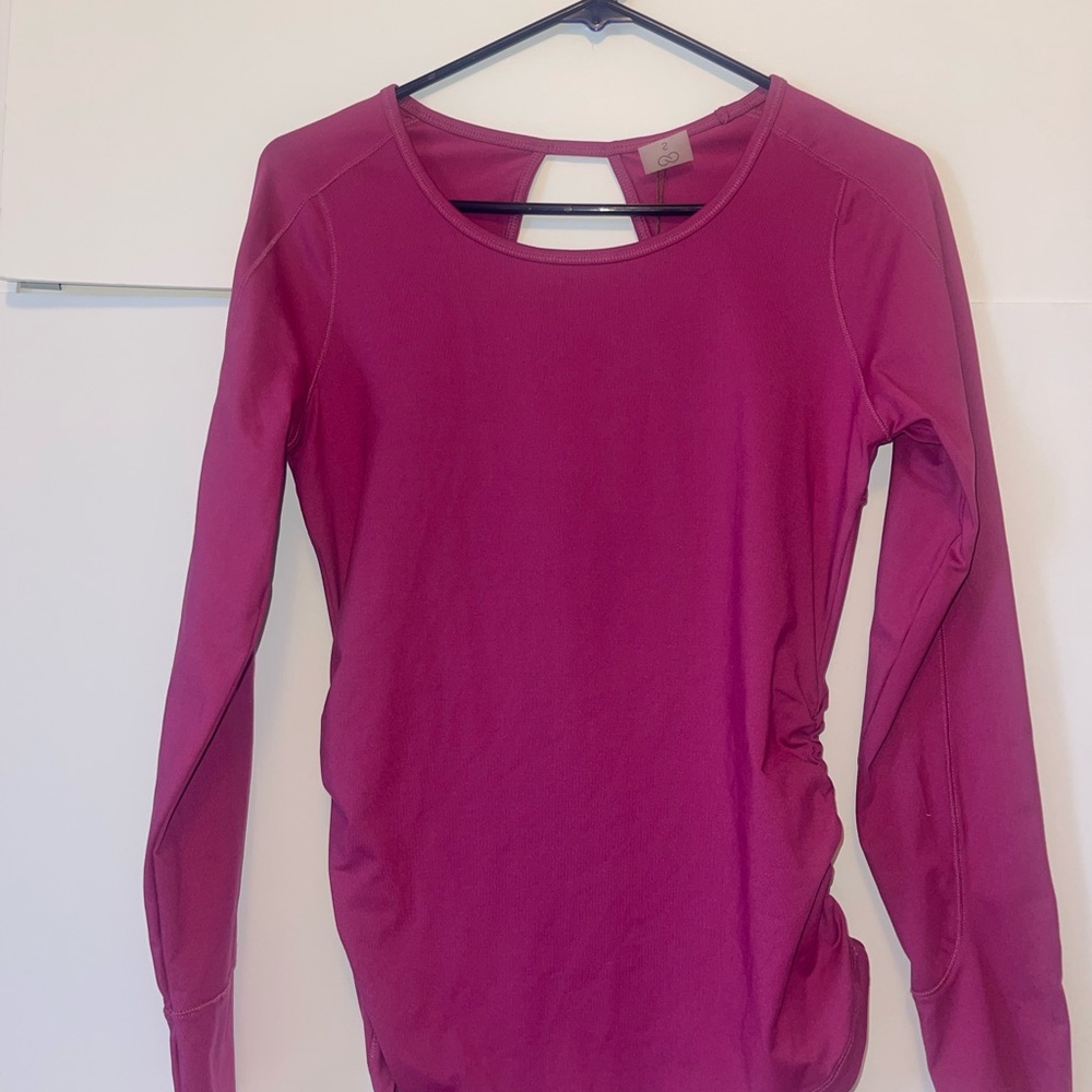 Women's Small CALIA Long Sleeve Magenta Top NWT